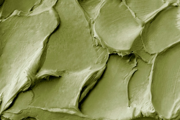 Free photo matcha frosting texture background close-up