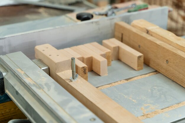 Mdf boards inside warehouse with machinery