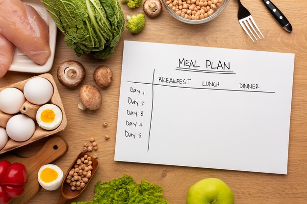 Meal planning and food arrangement