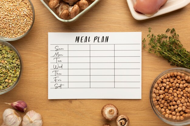 Meal planning and food arrangement