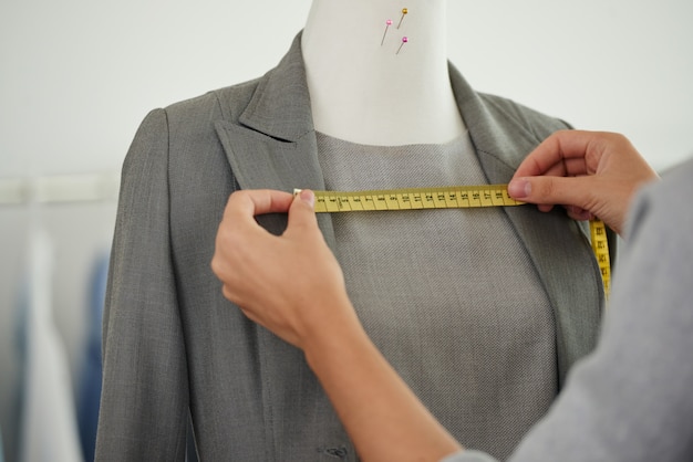 Free photo measuring suit