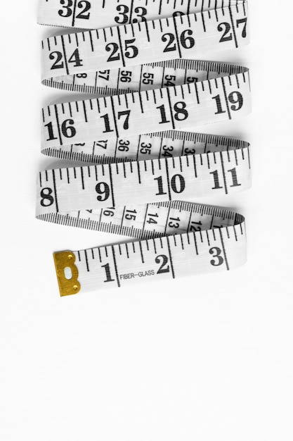 Free photo measuring tape still life