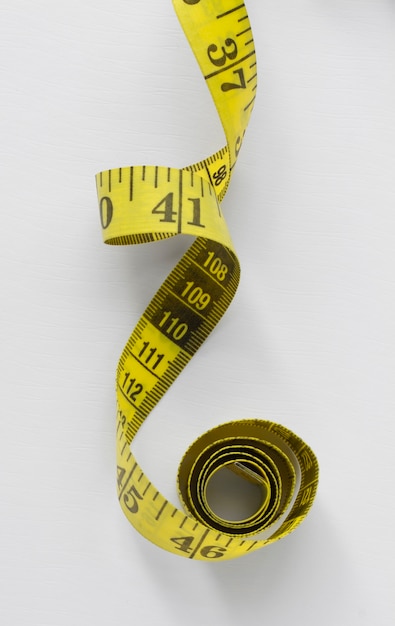 Free photo measuring tape still life