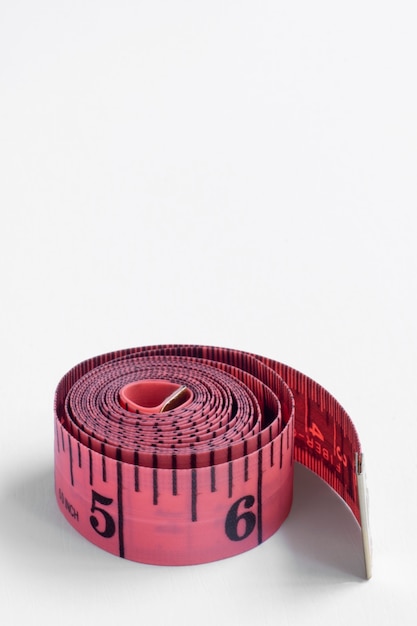 Free photo measuring tape still life