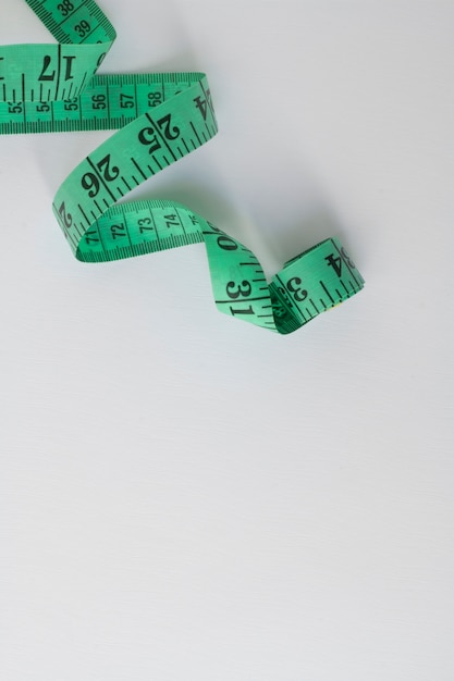 Free photo measuring tape still life