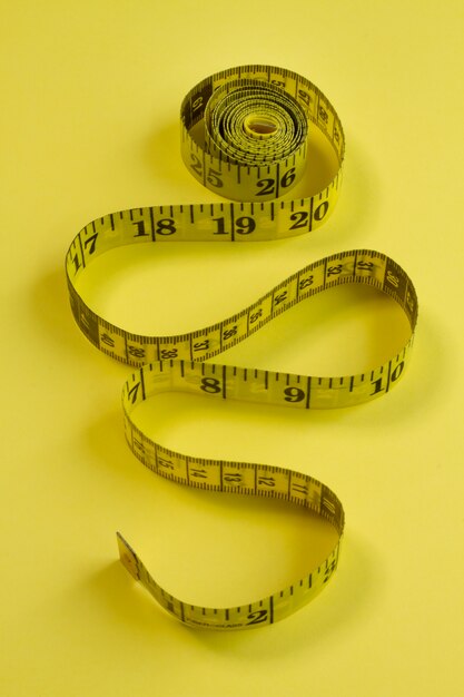 measuring tape still life