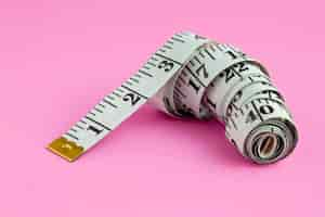 Free photo measuring tape still life