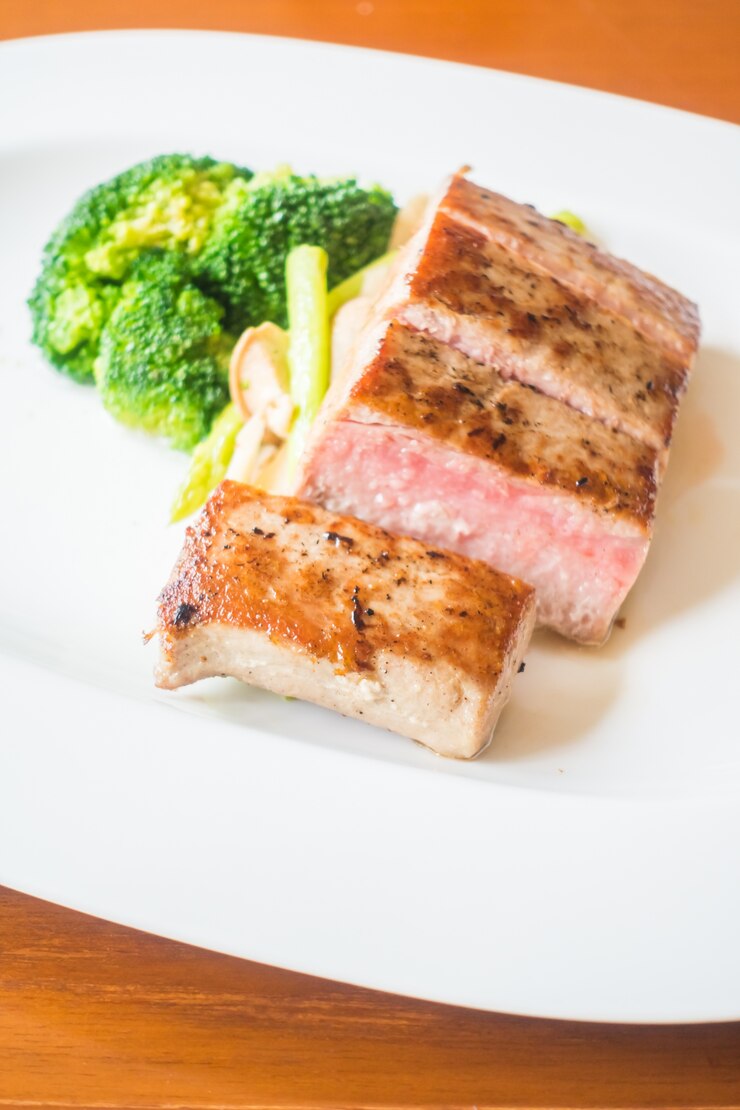 無料Photo 肉塊にカット