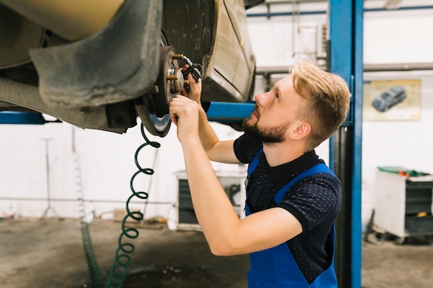 Mechanic fixing wheel system