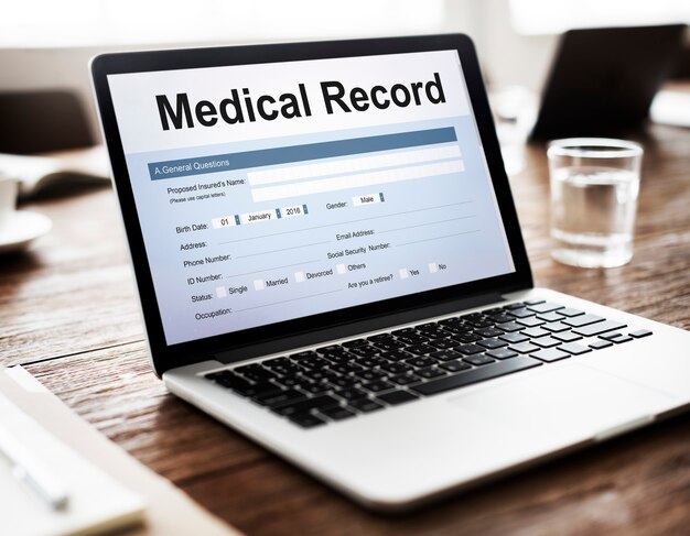 Концепция документа здравоохранения отчета медицинской карты