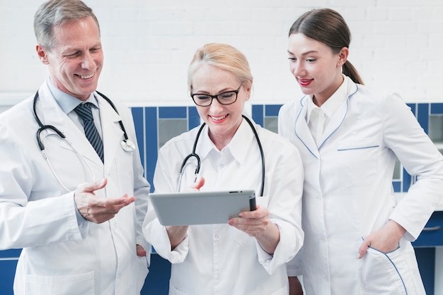 Medical team in a doctor's office