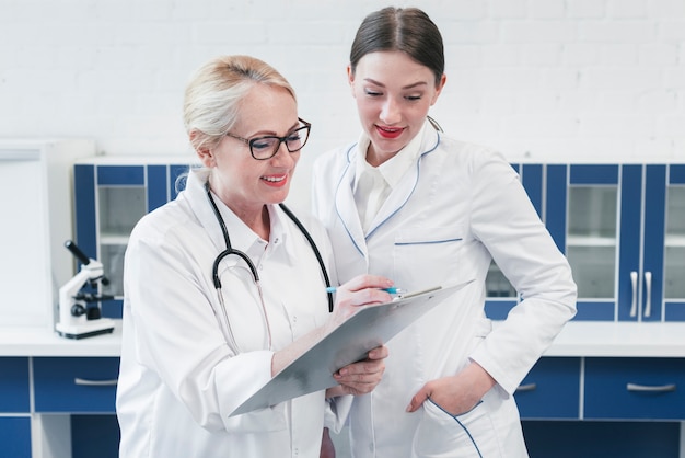 Medical team in a doctor's office