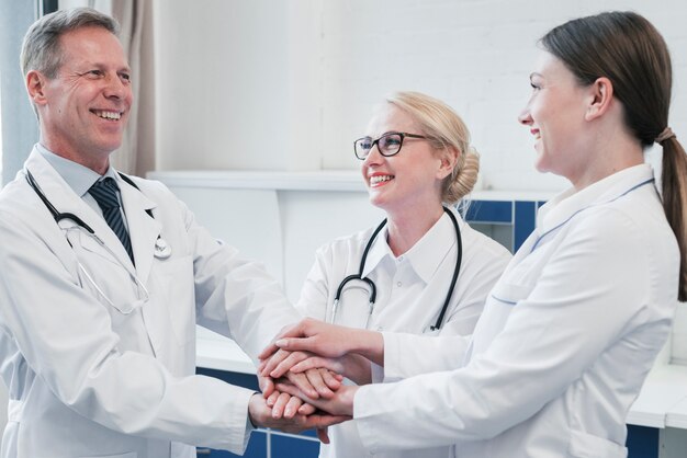 Medical team in a doctor's office