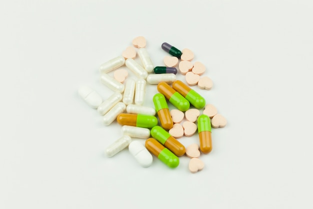 Free photo medical treatment with pills