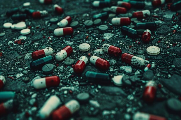 Medication  in dark environment