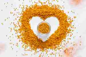 Free photo medicine food bee pollen.