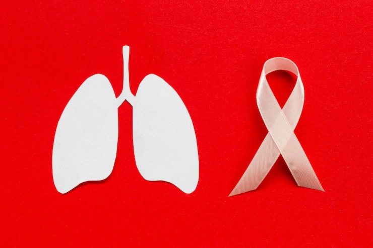 Free Photo medicine sign with lungs shape