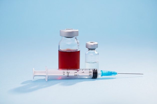 Medicine and vaccine bottles