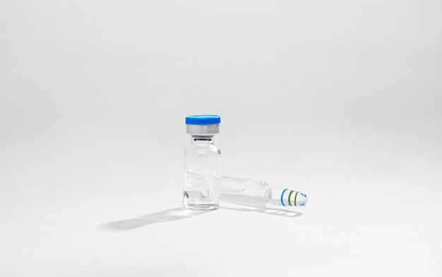 Medicine and vaccine bottles
