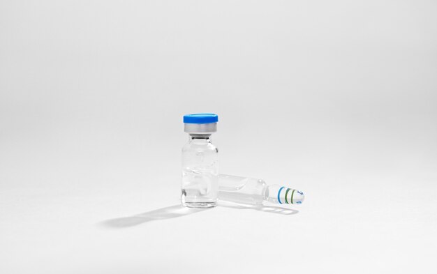 Medicine and vaccine bottles