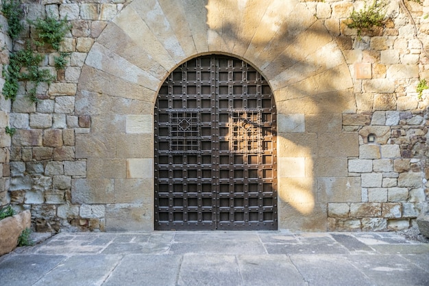 Medieval streets in the beautiful village of Pals in northern Catalonia