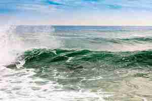 Free photo mediterranean sea wave