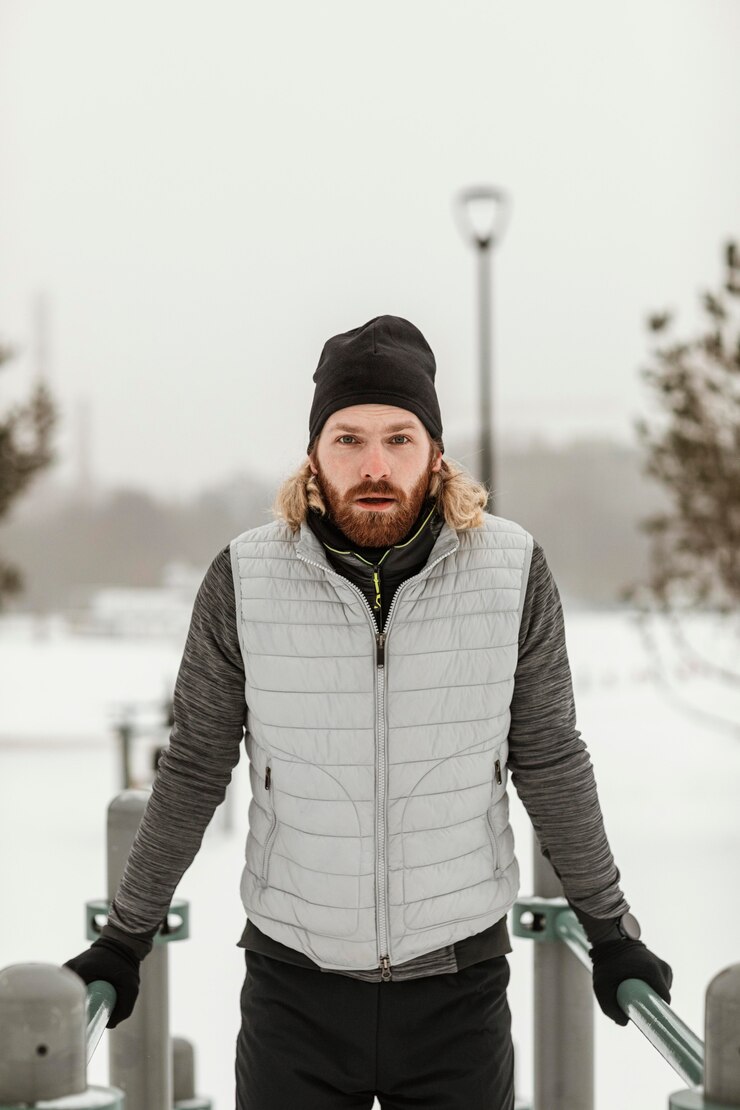 Free Photo medium shot athlete posing outdoors