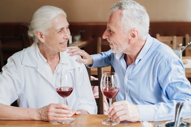 Medium shot couple enjoying time together