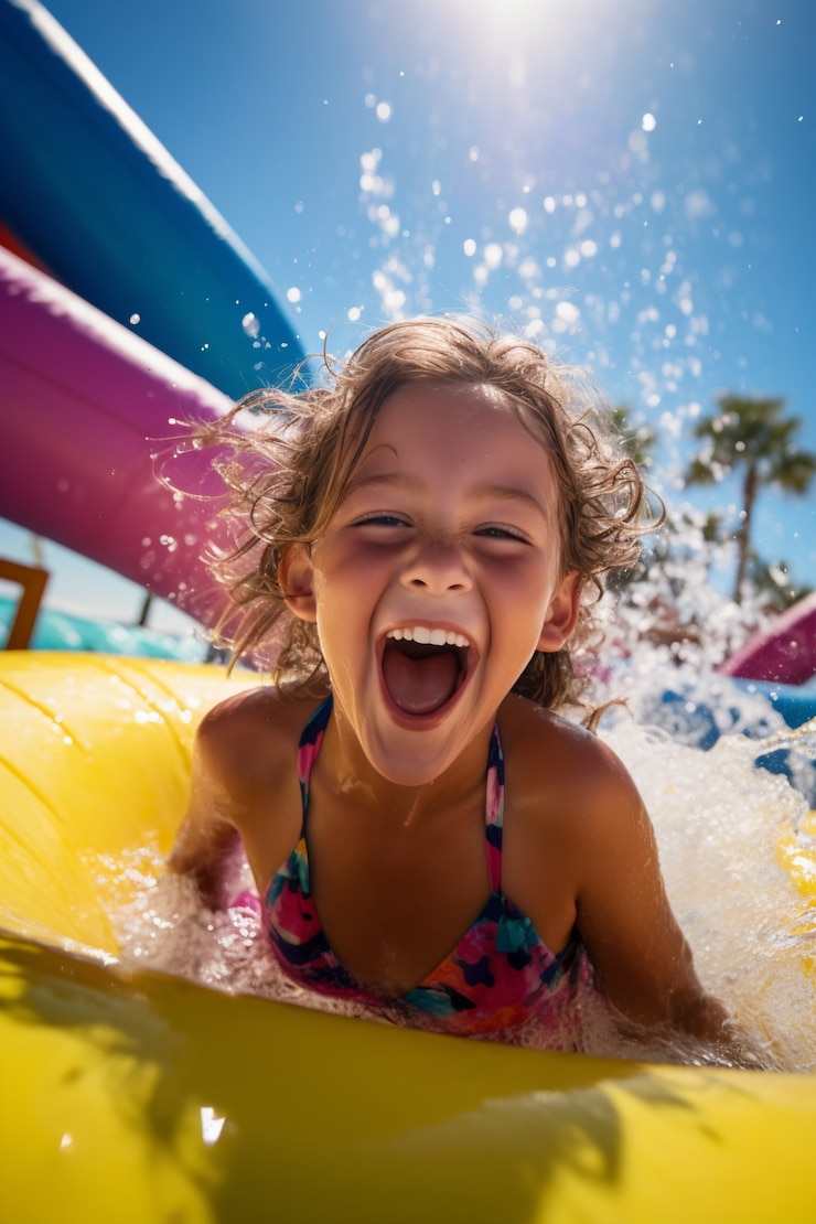 Free Photo medium shot girl relaxing outdoors