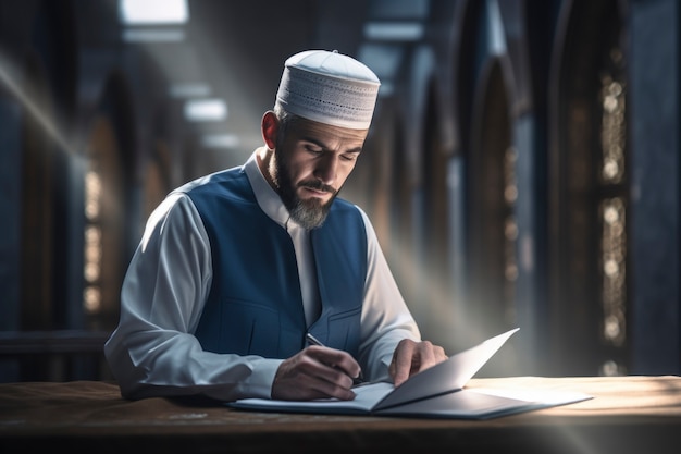 Foto gratuita stile di vita dell'uomo islamico