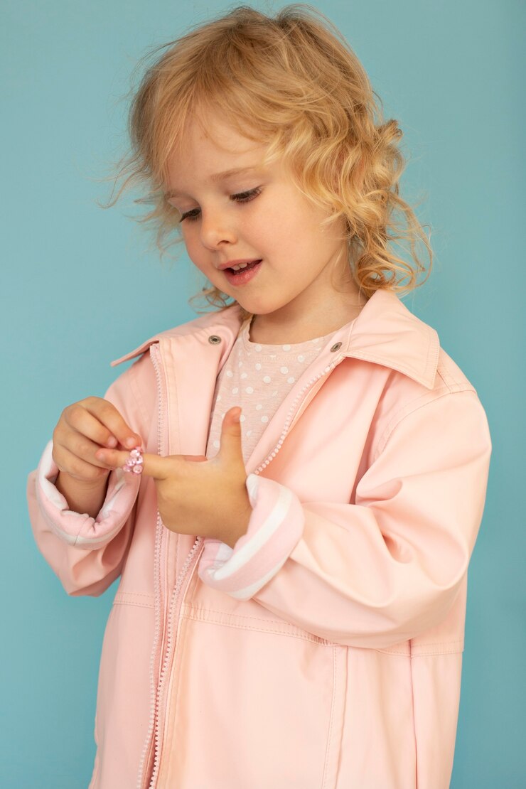 Free Photo medium shot kid wearing ring