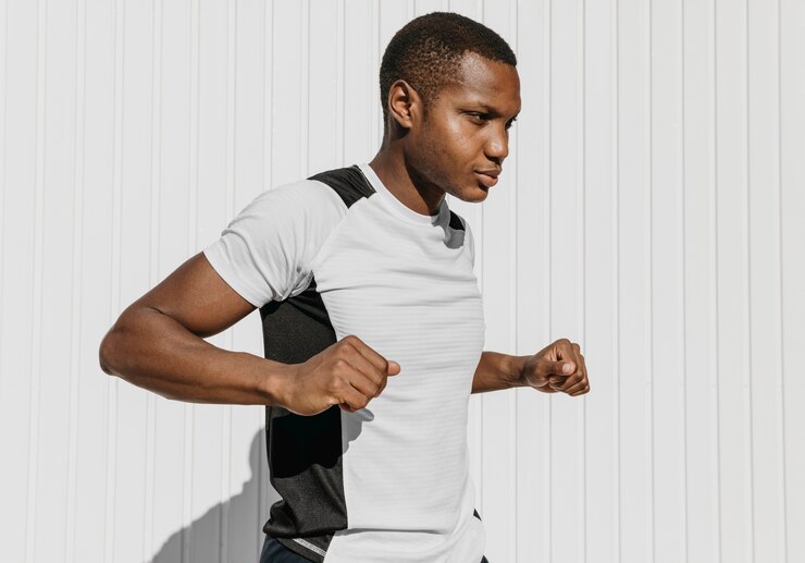 Free Photo medium shot man exercising