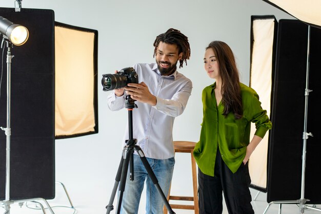 medium shot photographers