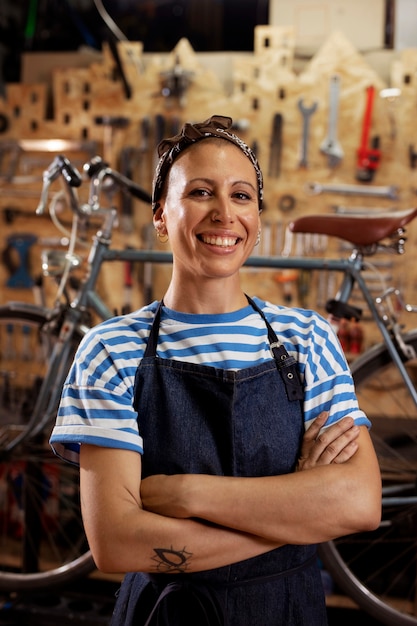 medium shot woman at workshop