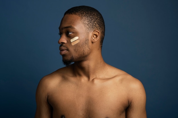 Medium shot young man portrait