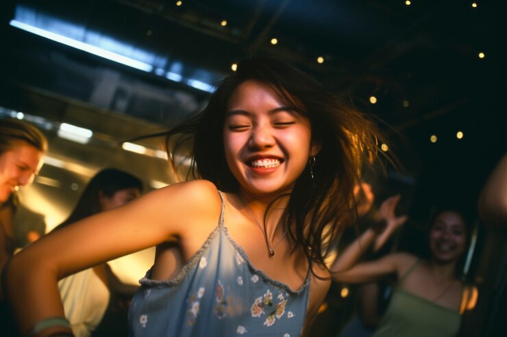 무료 Photo 재미 있는 중간 샷 젊은 여자