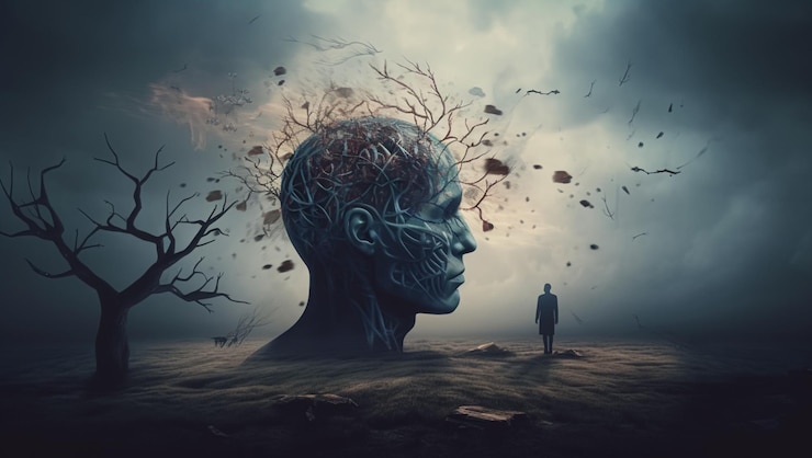 Free Photo memory loss dementia and alzheimer concept created with generative ai technology