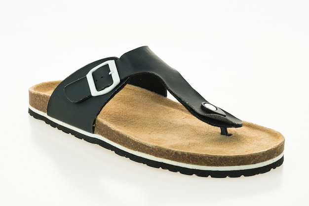 Men leather sandal and flip flop shoes