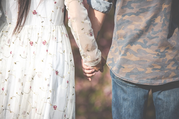 Free photo men and women shake hands