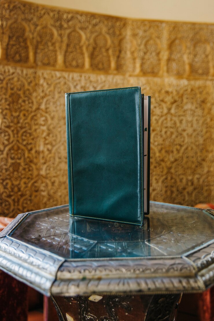 Free Photo menu in arab restaurant