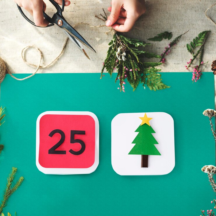 Free Photo merry christmas celebration family holiday festive concept