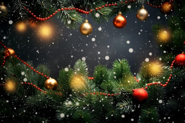 Free photo merry christmas and happy new year wallpaper