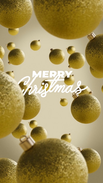 Free photo merry christmas lettering on festive background