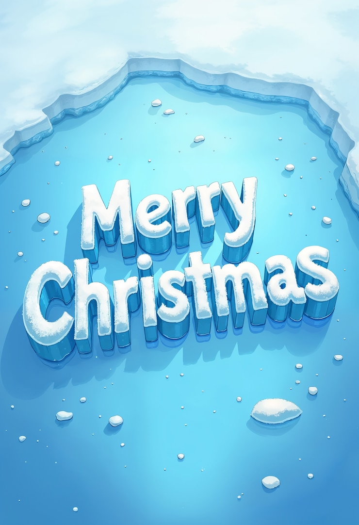 Free Photo merry christmas lyrics background
