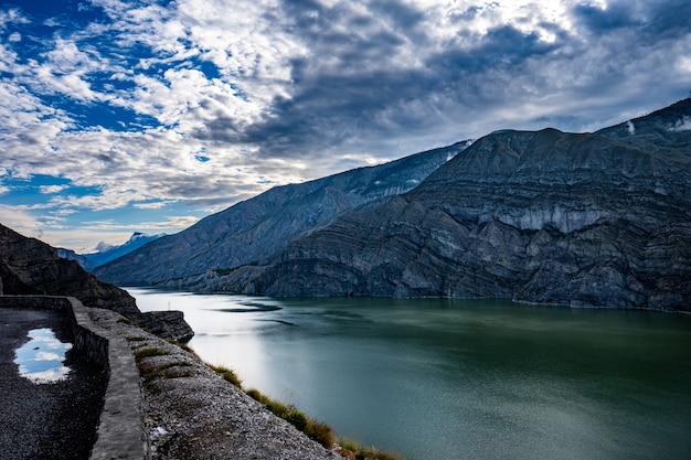 Mesmerizing landscape of Tortum Lake in Erzurum, Turkey