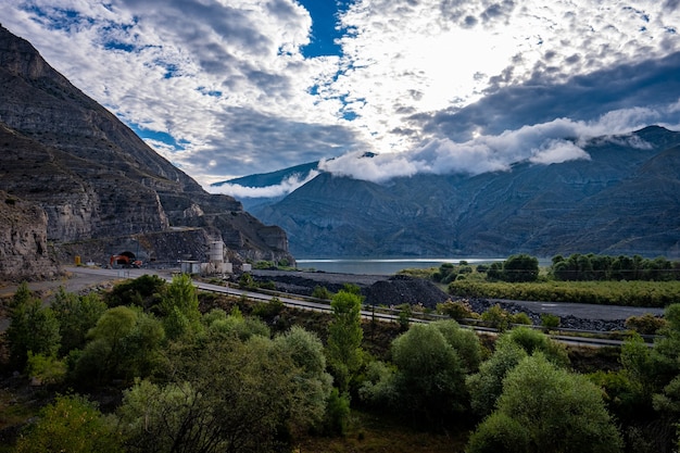 Mesmerizing landscape of Tortum Lake in Erzurum, Turkey