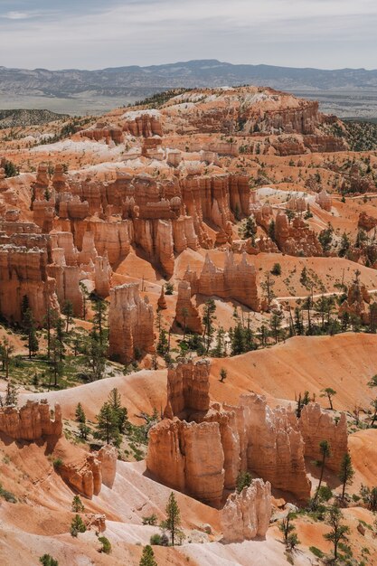 Mesmerizing shot of the Bryce Canyon National Park, USA