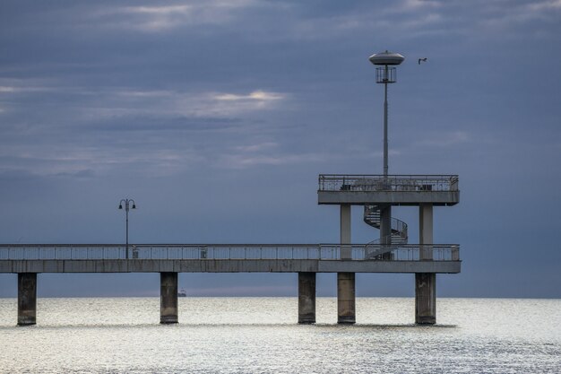 Mesmerizing view of a beautiful seascape under a cloudy sky