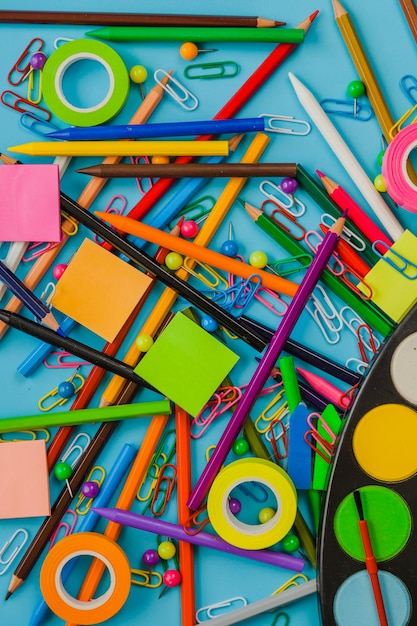 Mess made of stationery