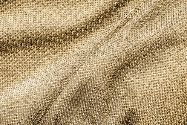 Messed up golden fabric background